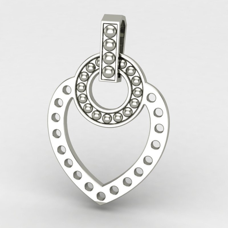 Heart Pendant Silver Heart Pendant Silver